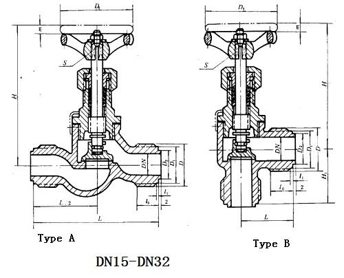 Drawing of GB T1951 Marine Bronze Male Threaded Stop Valve Type A 2.jpeg Drawing of GB T1951 Marine Bronze Male Threaded Stop Valve Type A 2.jpeg